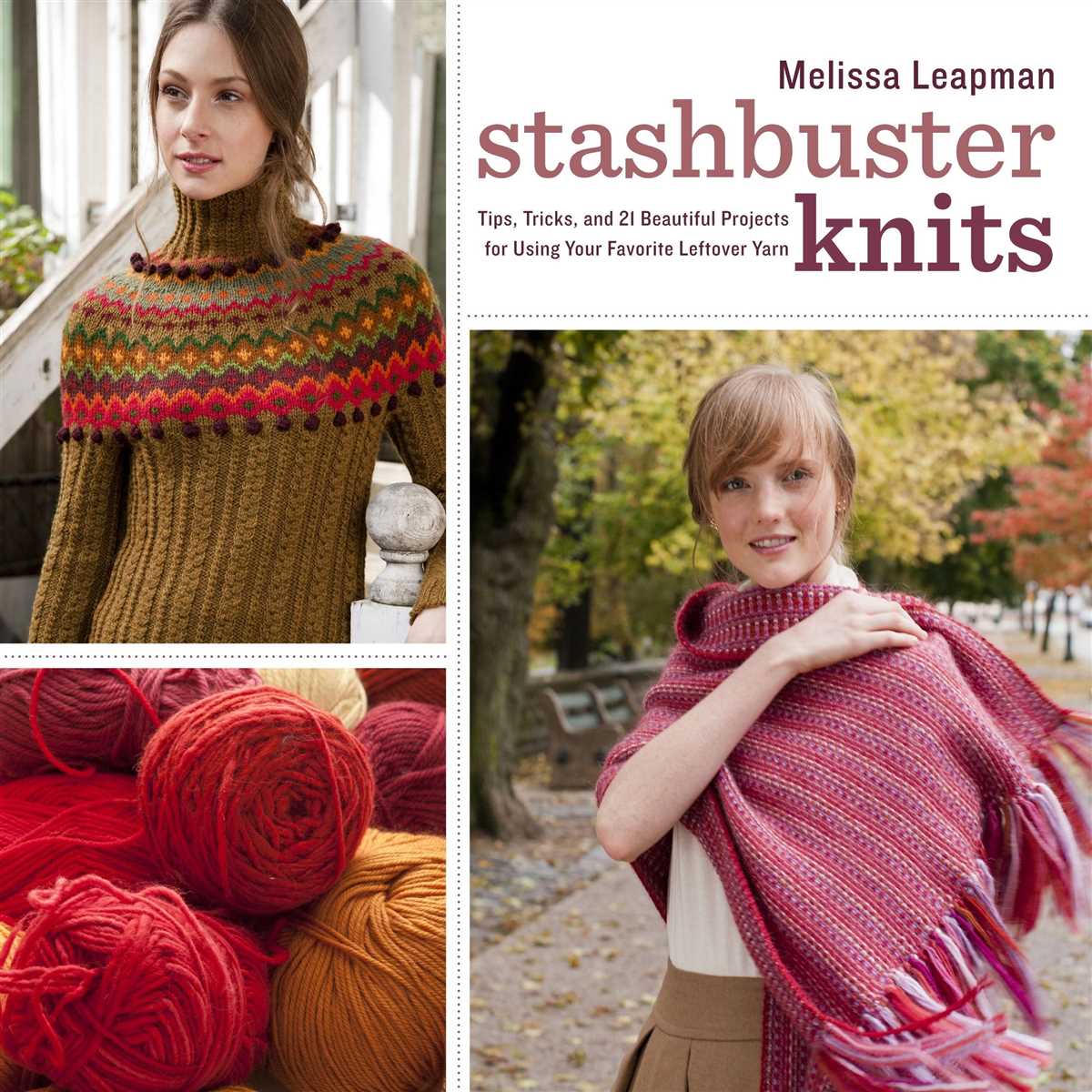 Knitting patterns using leftover yarn