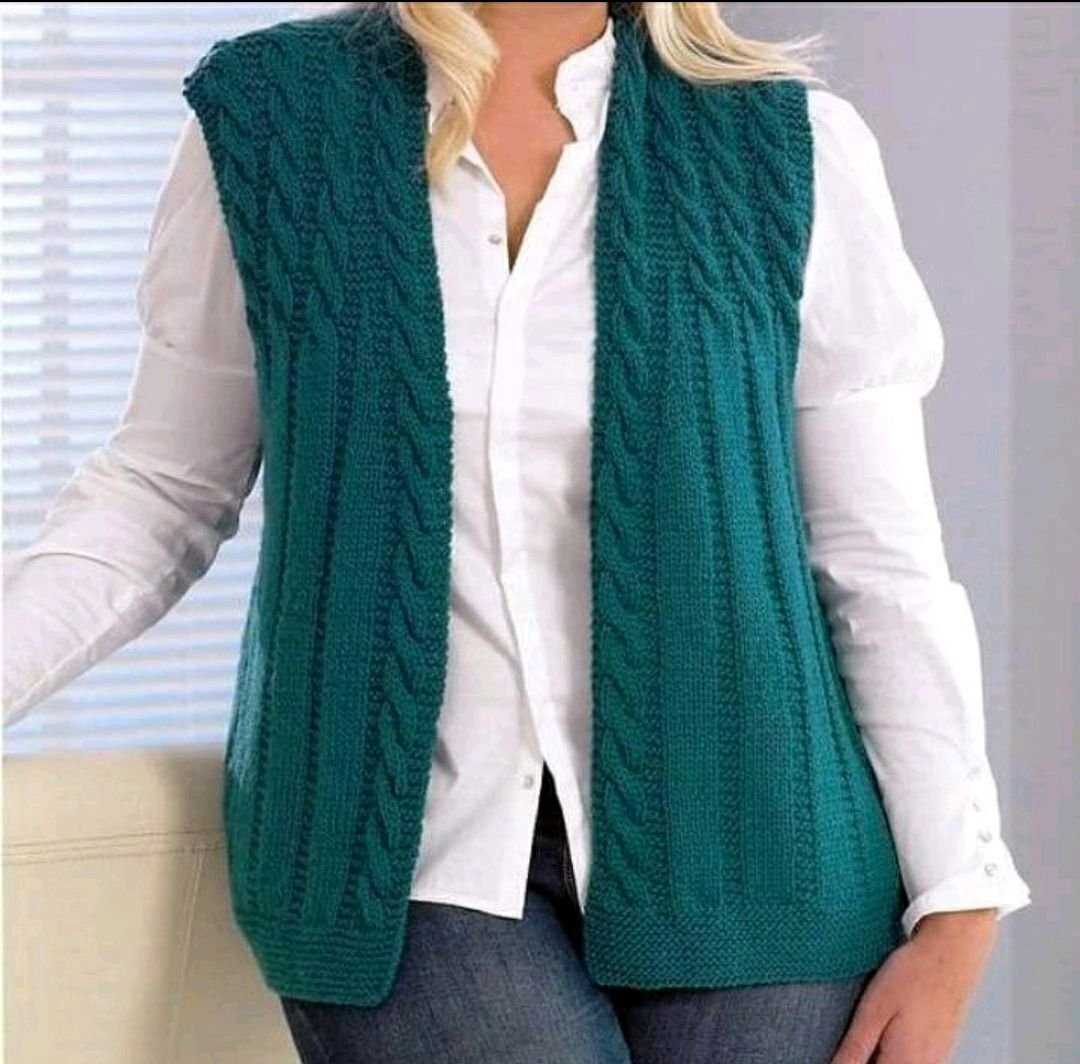 Knit vest pattern womens