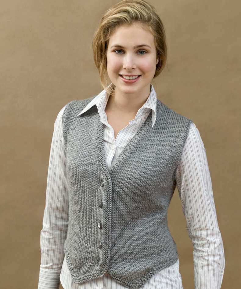 Vest knitting patterns women