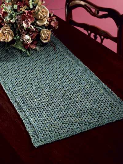 Knit table runner pattern free