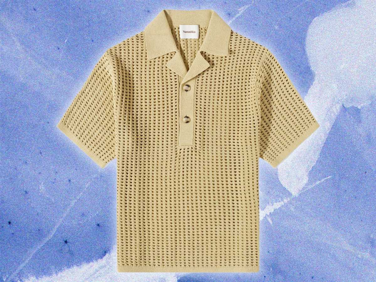 Knit polo shirt pattern