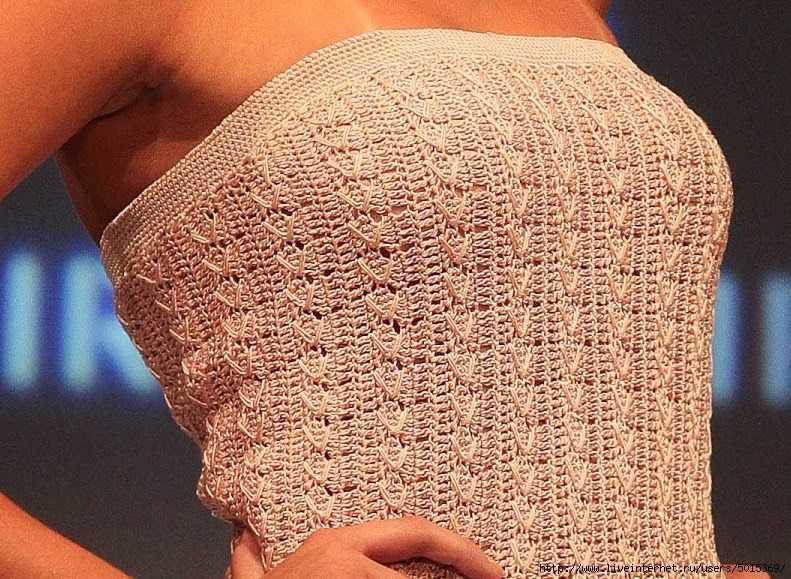 Knit corset top pattern