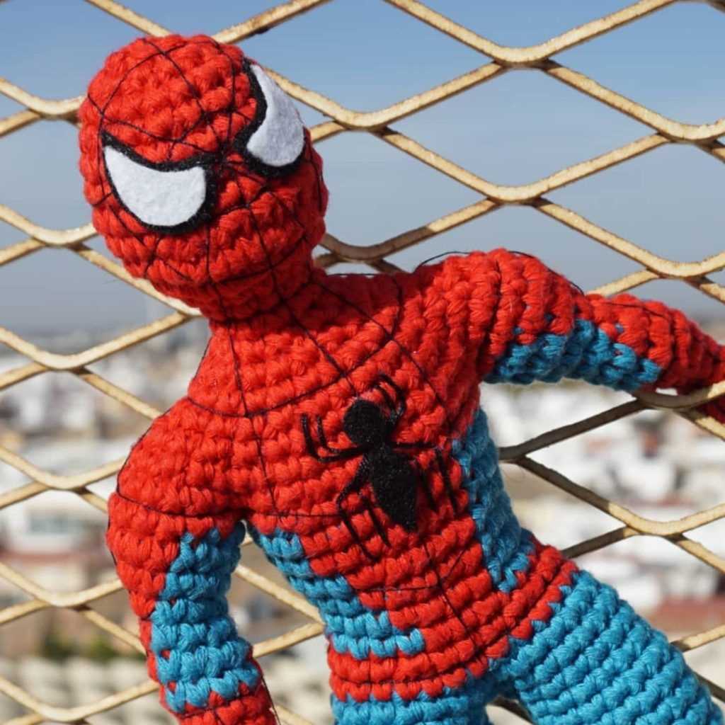 Free toy spider knitting pattern