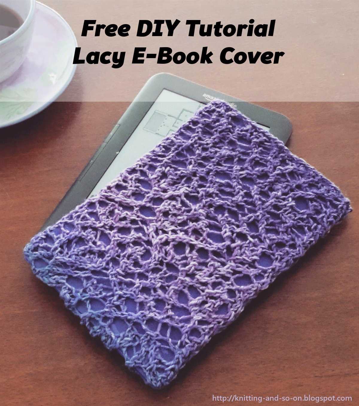 Knit kindle sleeve pattern