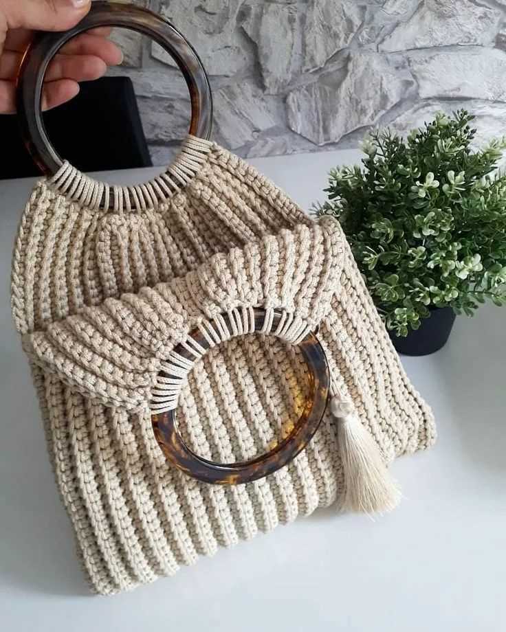 Knit handbag pattern