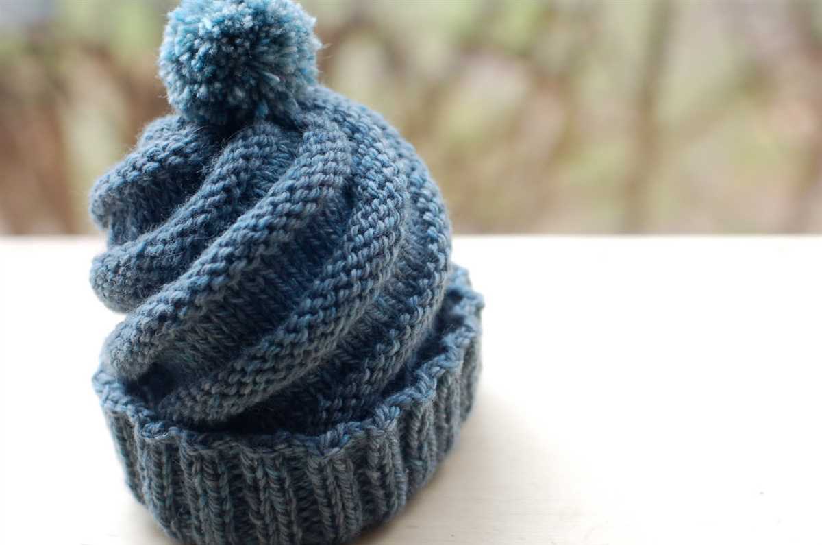 Knitted pigtail hat pattern