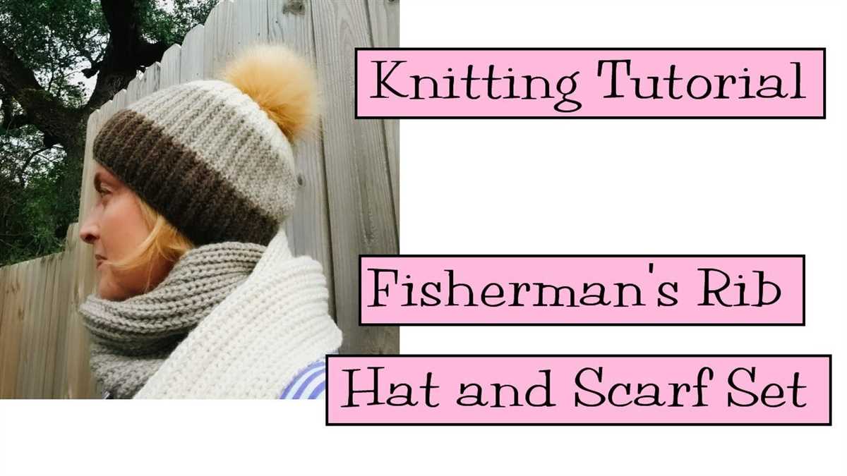 Fisherman's rib beanie knitting pattern