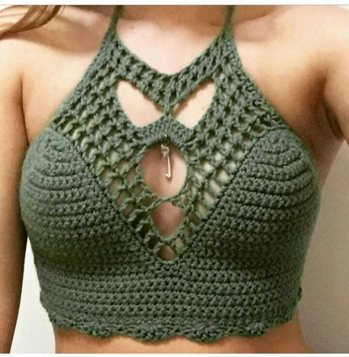 Easy crop top knitting pattern