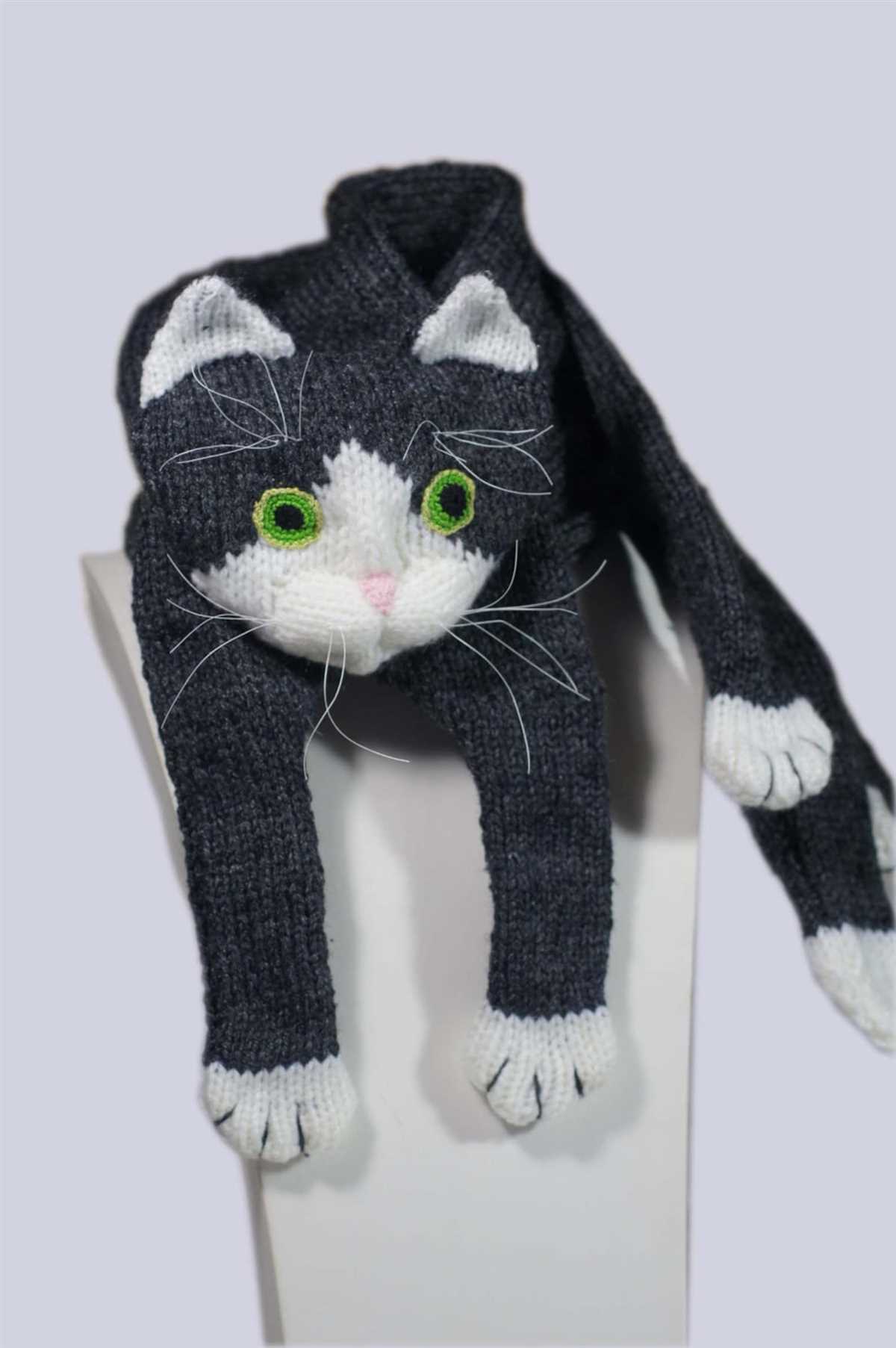 Cat scarf knitting pattern