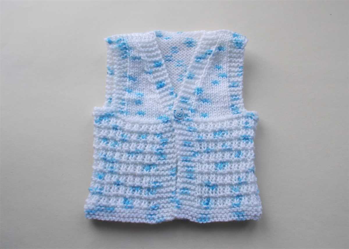 Free knitting patterns for childrens vests