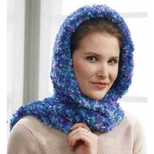 Hooded scarf knitting pattern easy