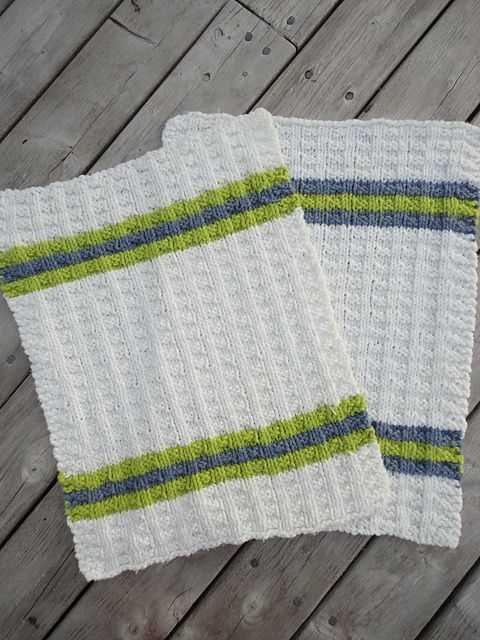 Knit towel pattern