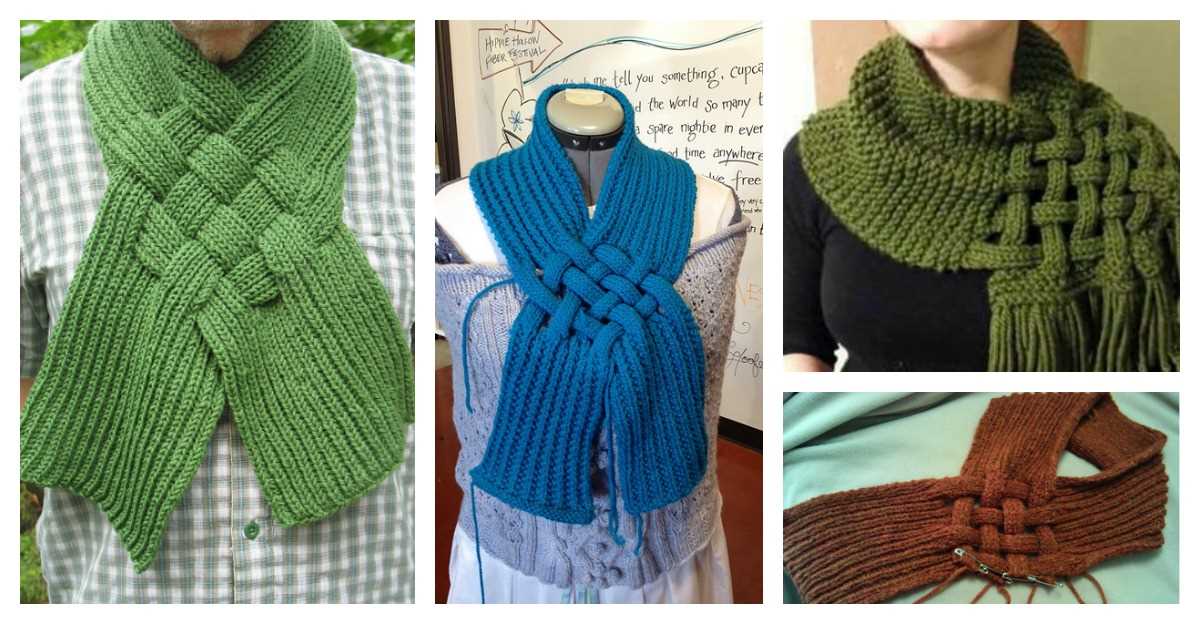 Celtic cable scarf knitting pattern free