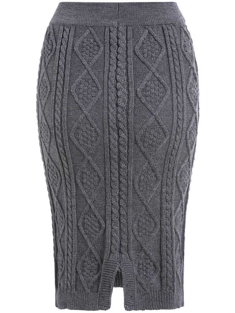 Cable knit skirt pattern