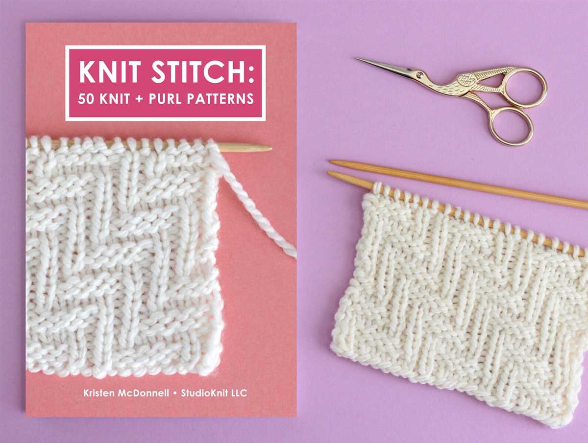 Easy knit purl stitch patterns