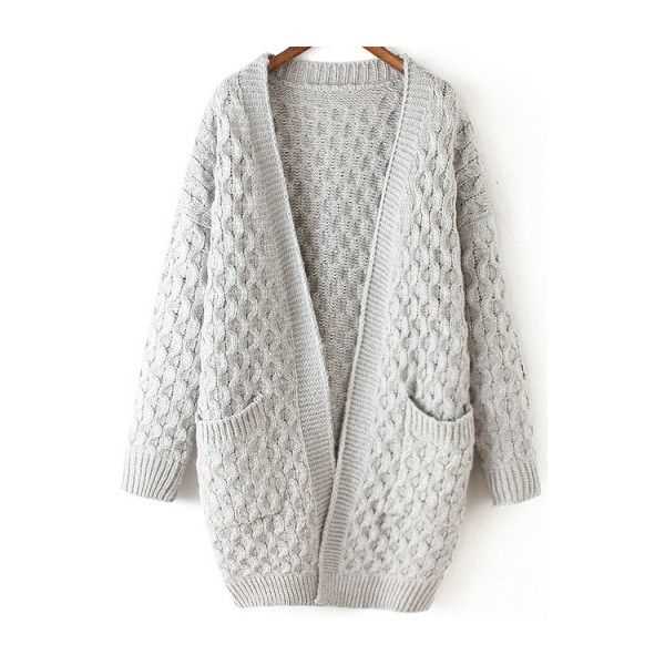 Cocoon-style cardigan knitting pattern