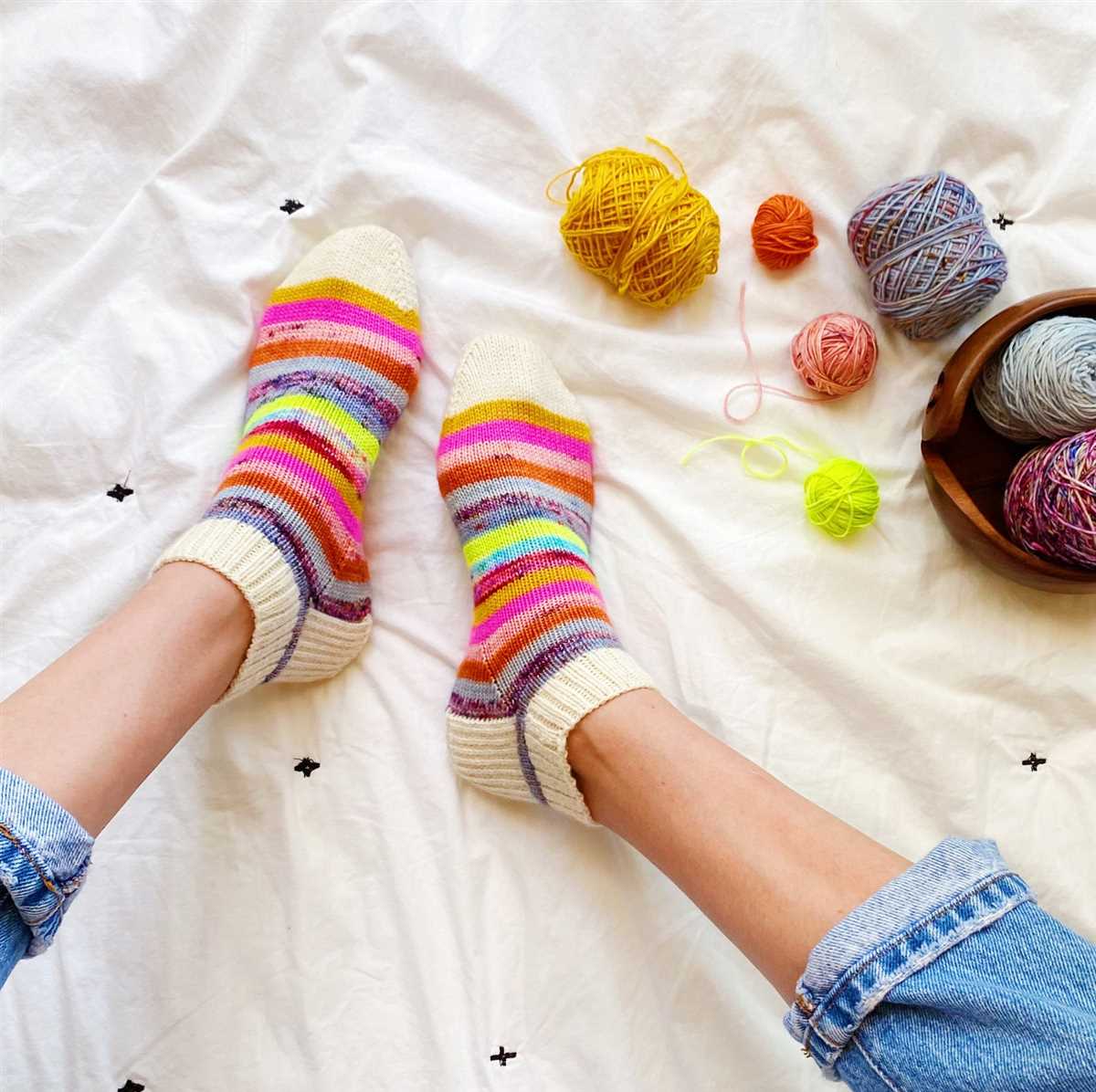 Easy socks knitting pattern