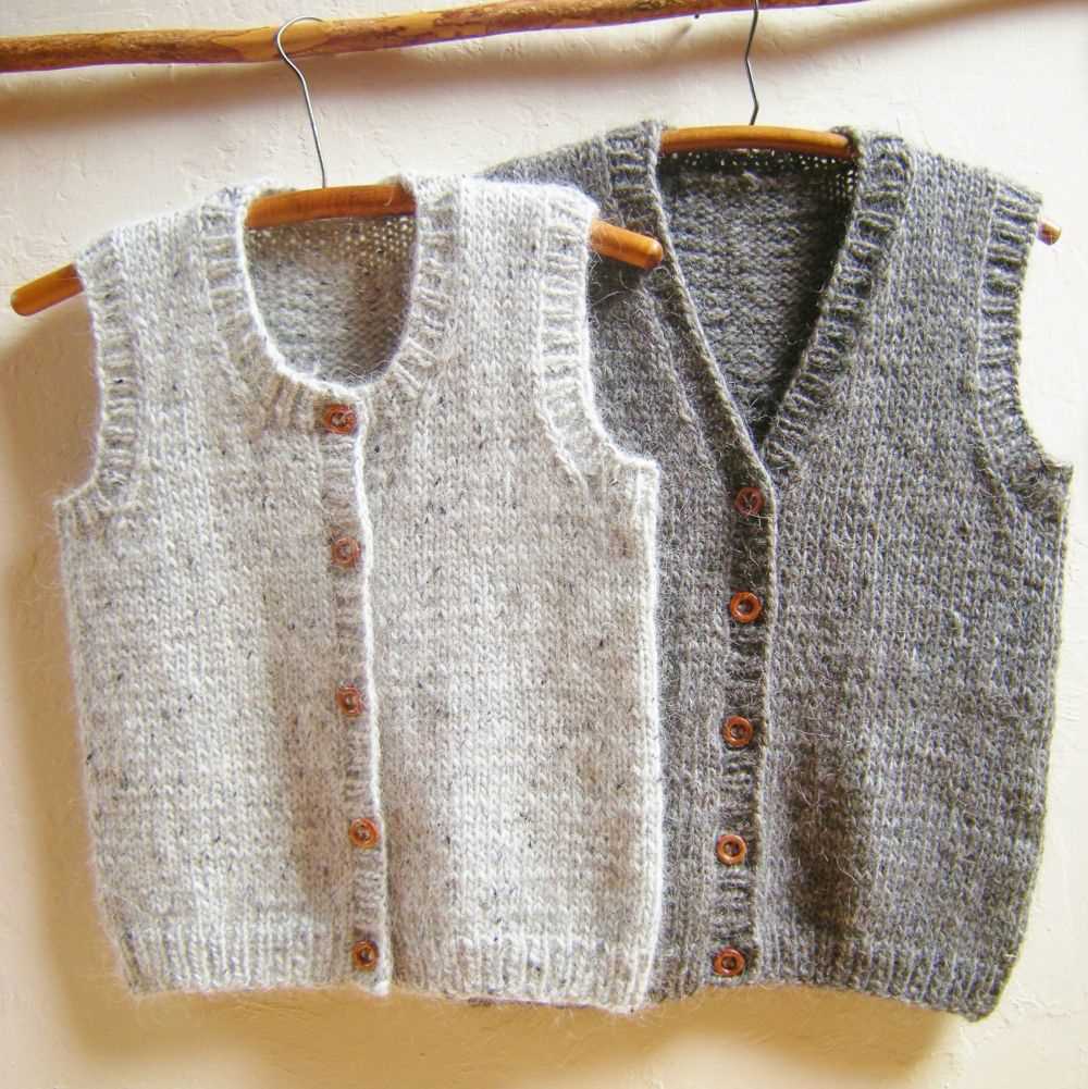 Classic vest knitting pattern