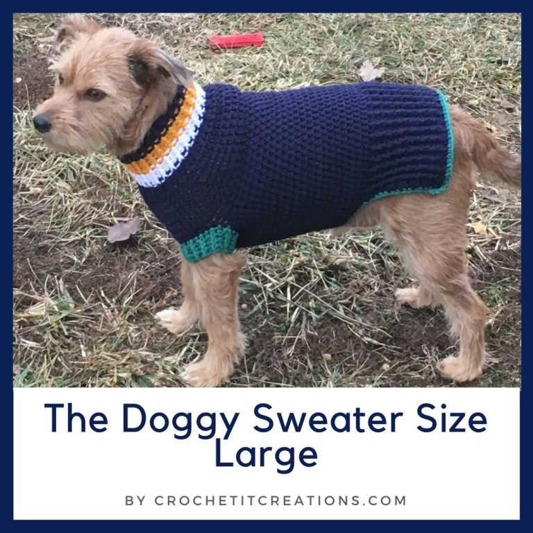 Free knitted dog sweater patterns for large dogs