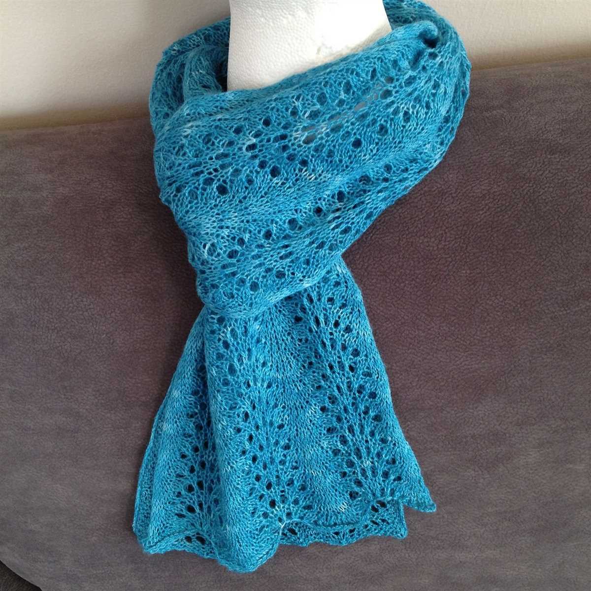 Free knit scarf pattern