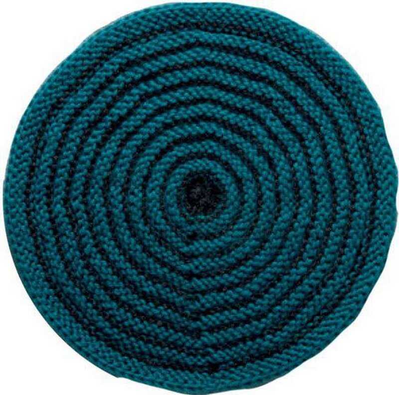Knit circle pattern