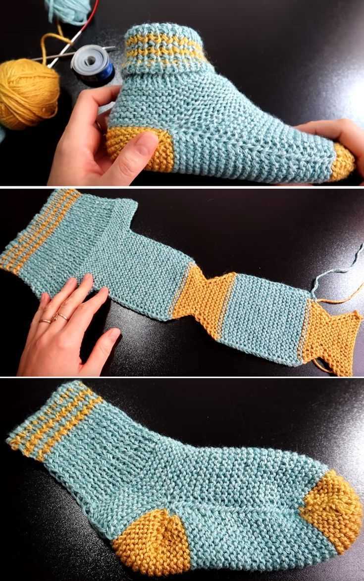 Free beginner sock knitting pattern