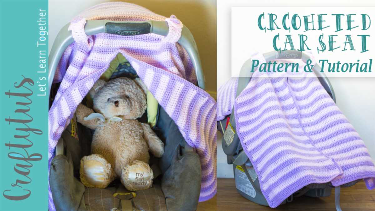 Car seat poncho knitting pattern