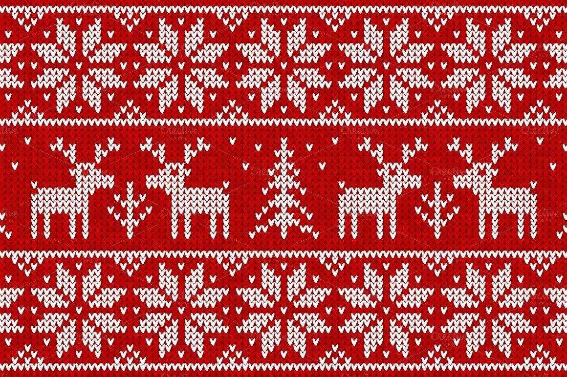 Knitted christmas coaster patterns