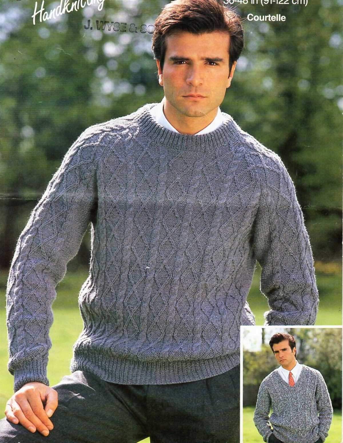 Mens aran jumper knitting patterns