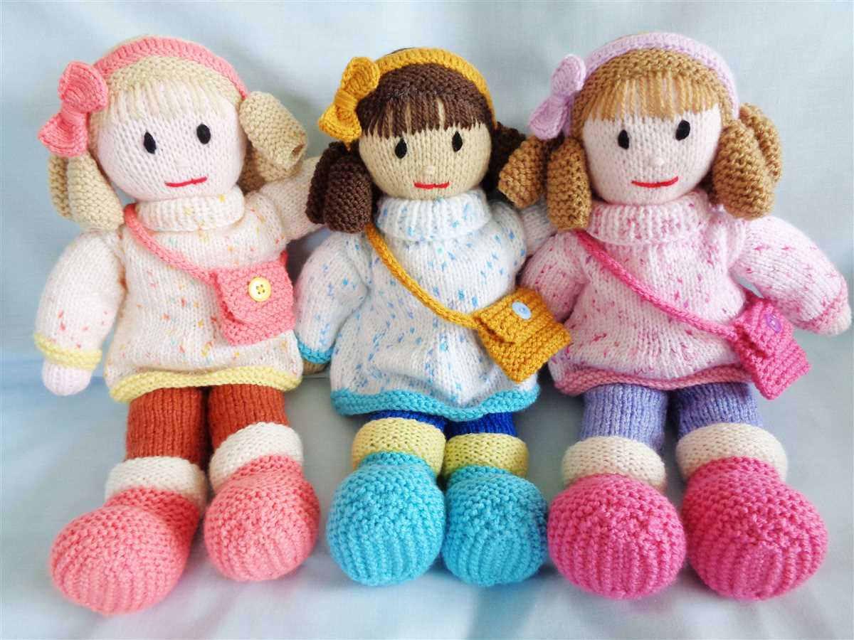 Claire's dolls knitting patterns