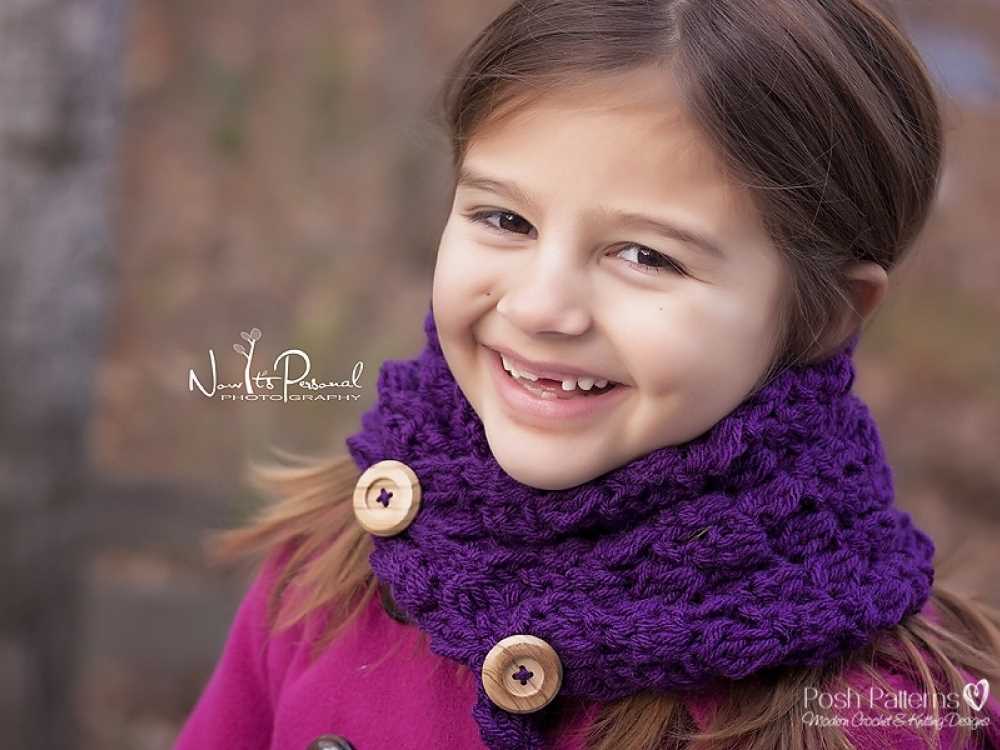 Free knitting pattern for child's scarf