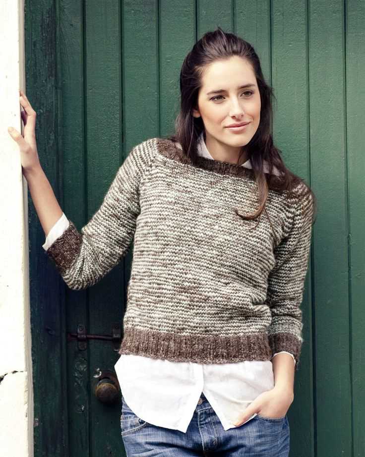 Wool sweater knitting pattern