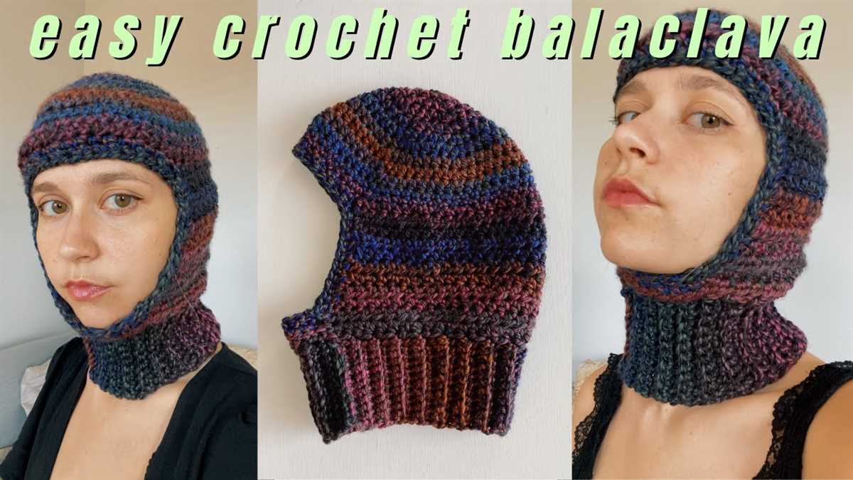 Free easy knitting pattern for a balaclava