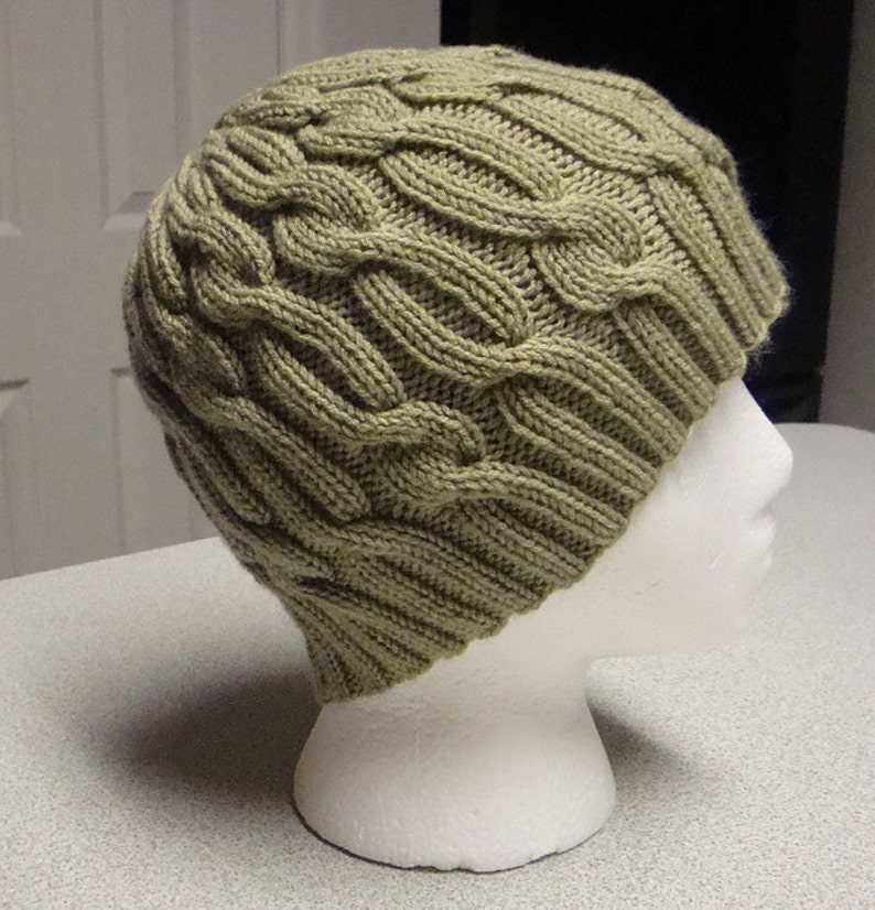Knitted cancer cap pattern