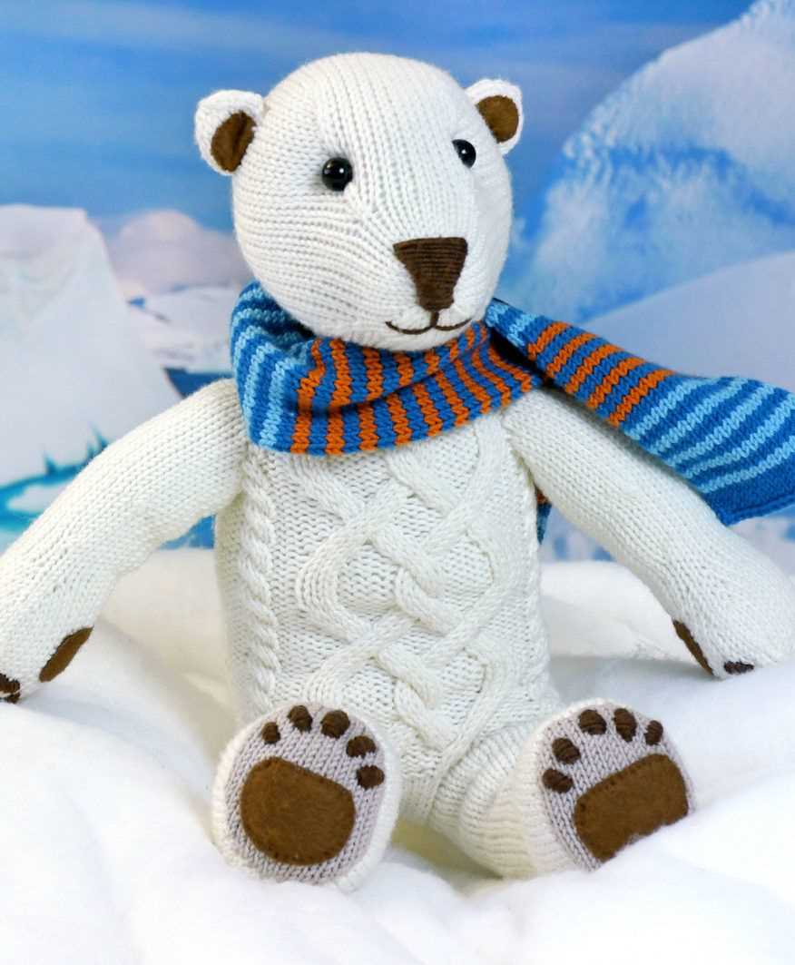 Polar bear hat knitting pattern free