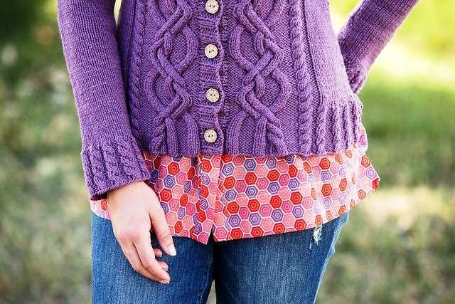 Dahlia cardigan knitting pattern