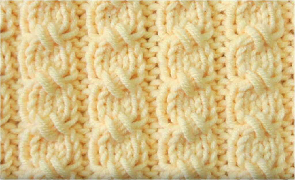 Rib pattern in knitting