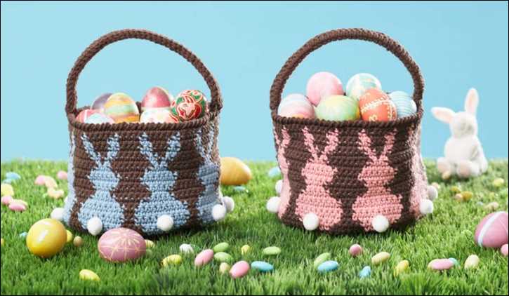 Free knitting patterns for easter baskets
