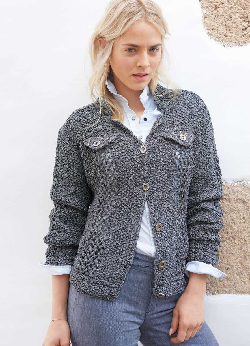 Biker jacket knitting pattern