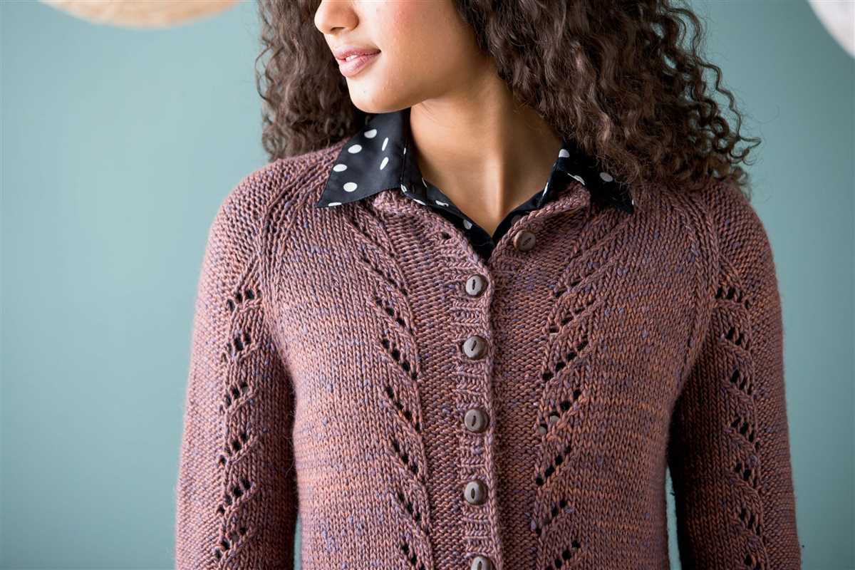 Boxy cardigan knitting pattern