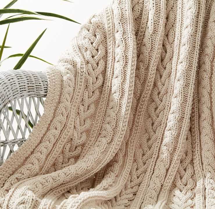 Knit throw patterns