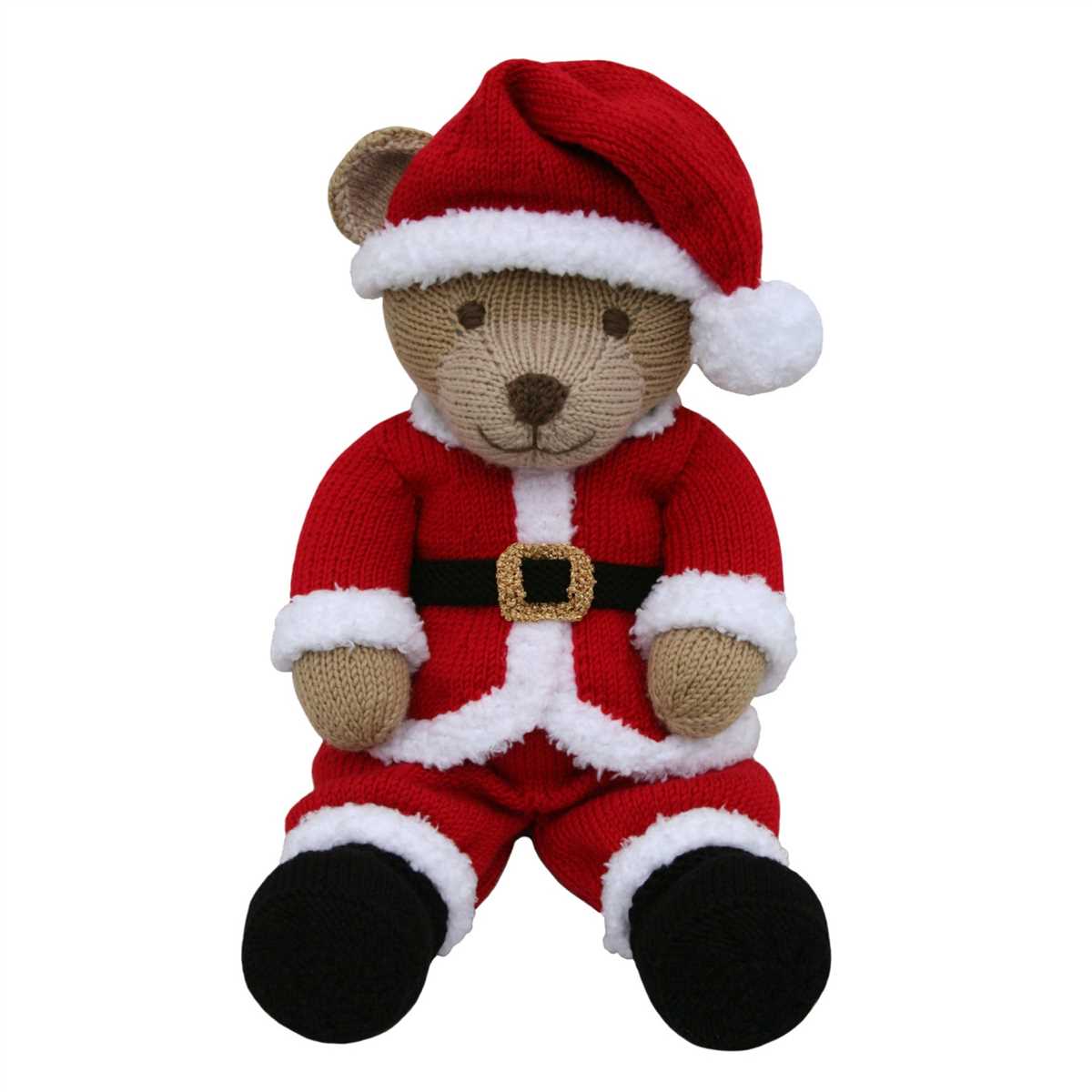 Christmas teddy bear knitting pattern