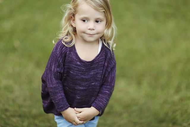 Free boxy sweater knitting pattern