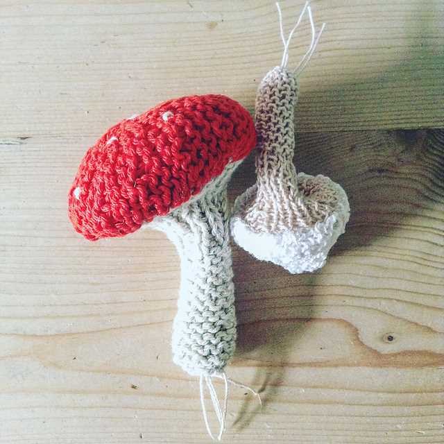 Mushroom knitting pattern free