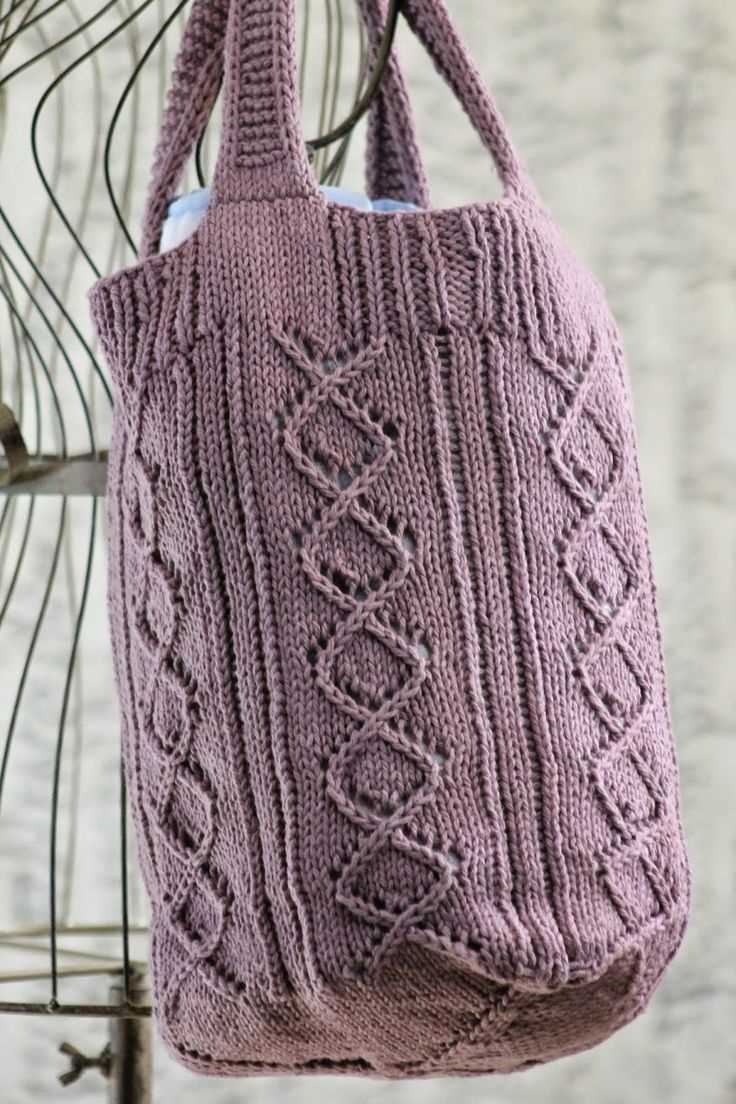 Create your own stylish knitted tote bag with this free pattern! Knitted tote bag pattern free