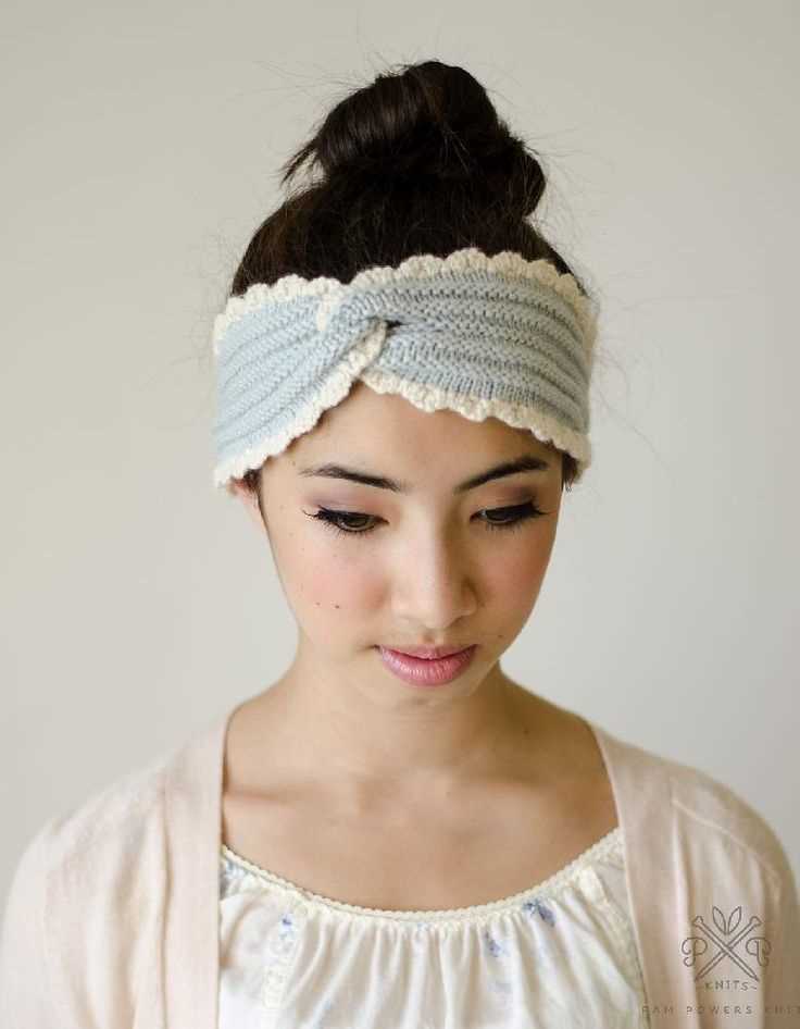 Headband pattern knit