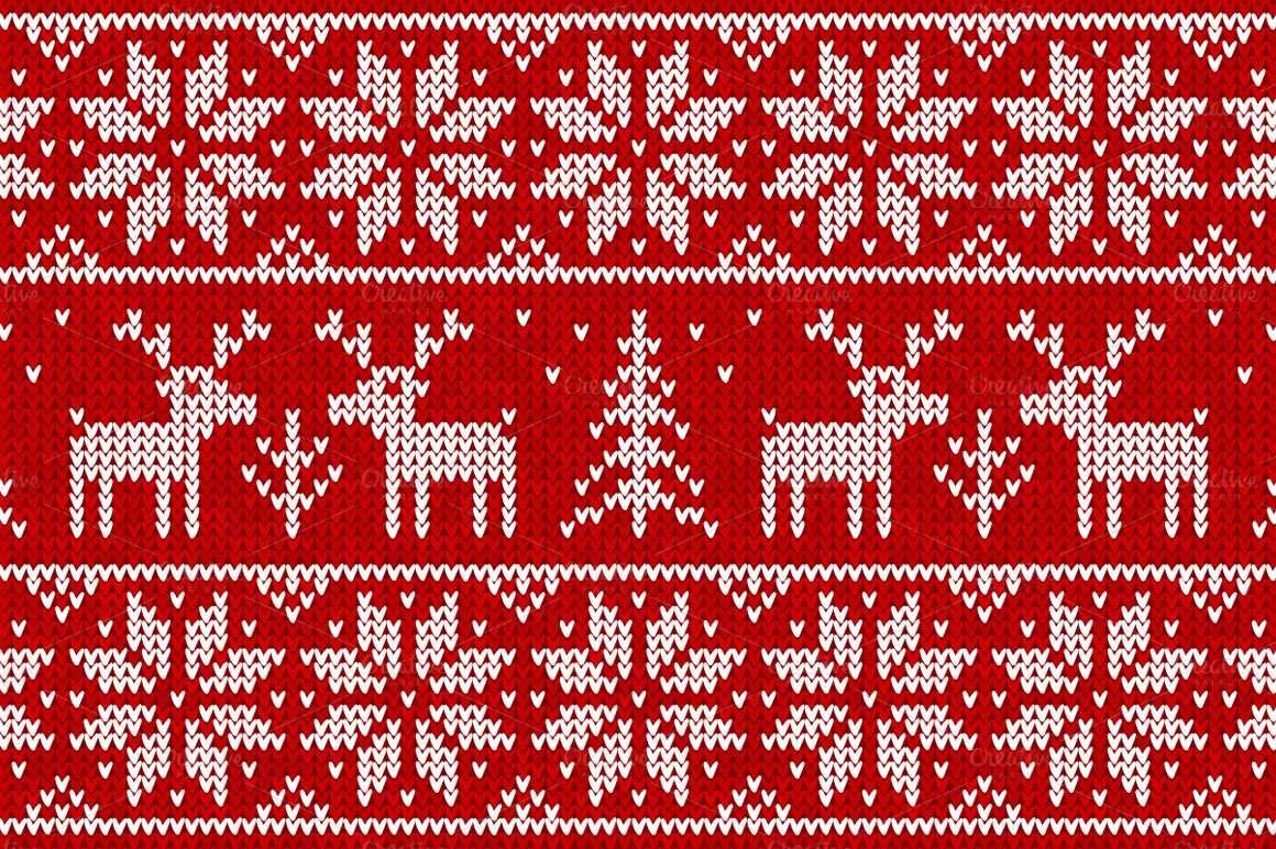 Knit pattern vector free