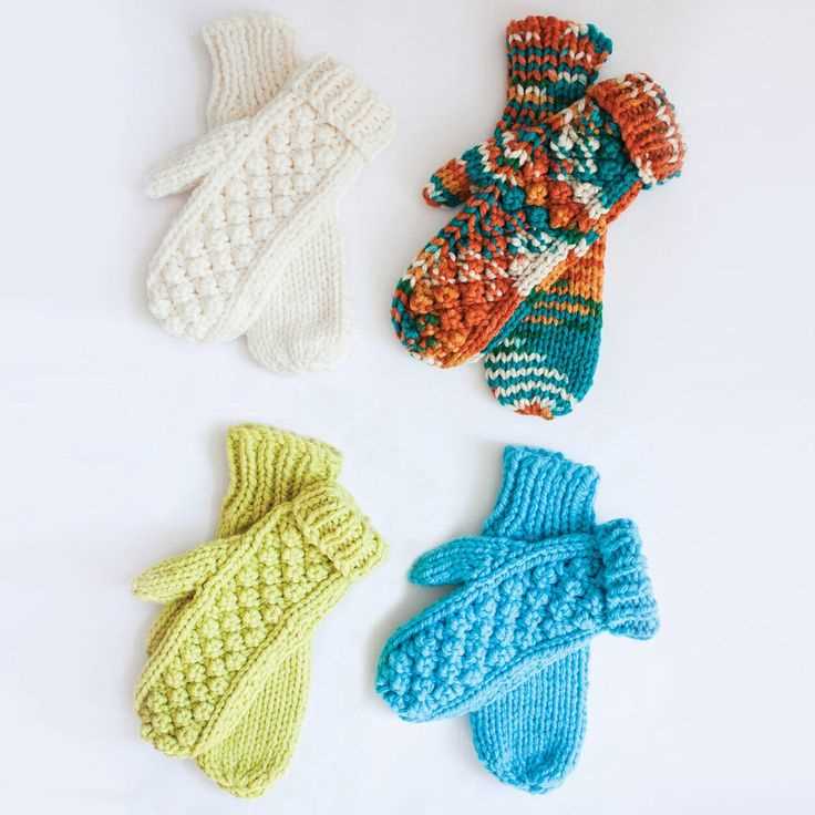 Mittens knitting pattern straight needles