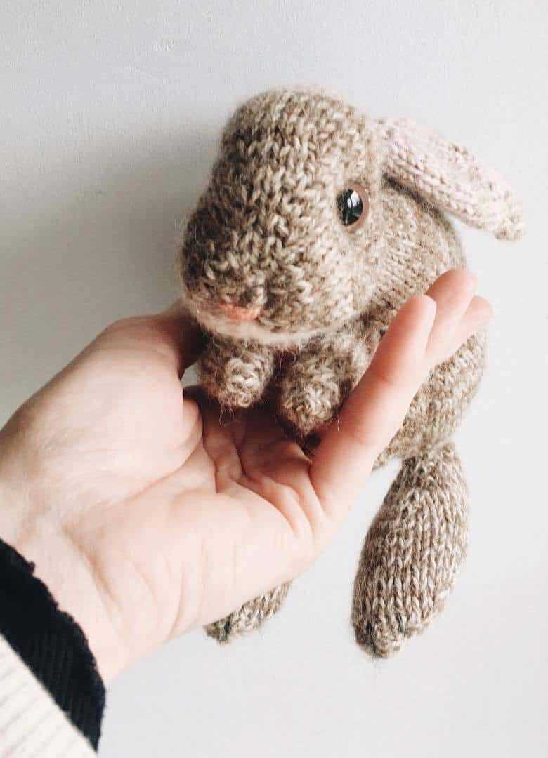 Lizzie rabbit knitting pattern