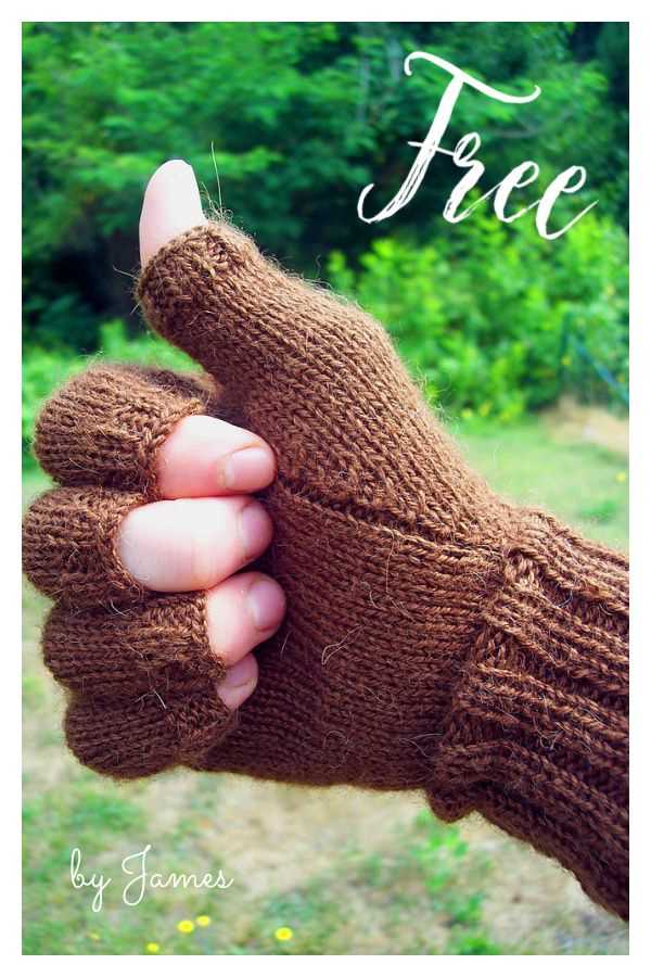 Mens mittens knitting pattern